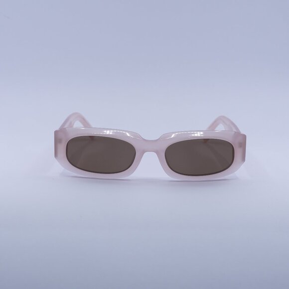Palm Angels PERI104 NOAH 3B64 Sunglasses Pink Rectangle Frame, Brown Lenses main image 6